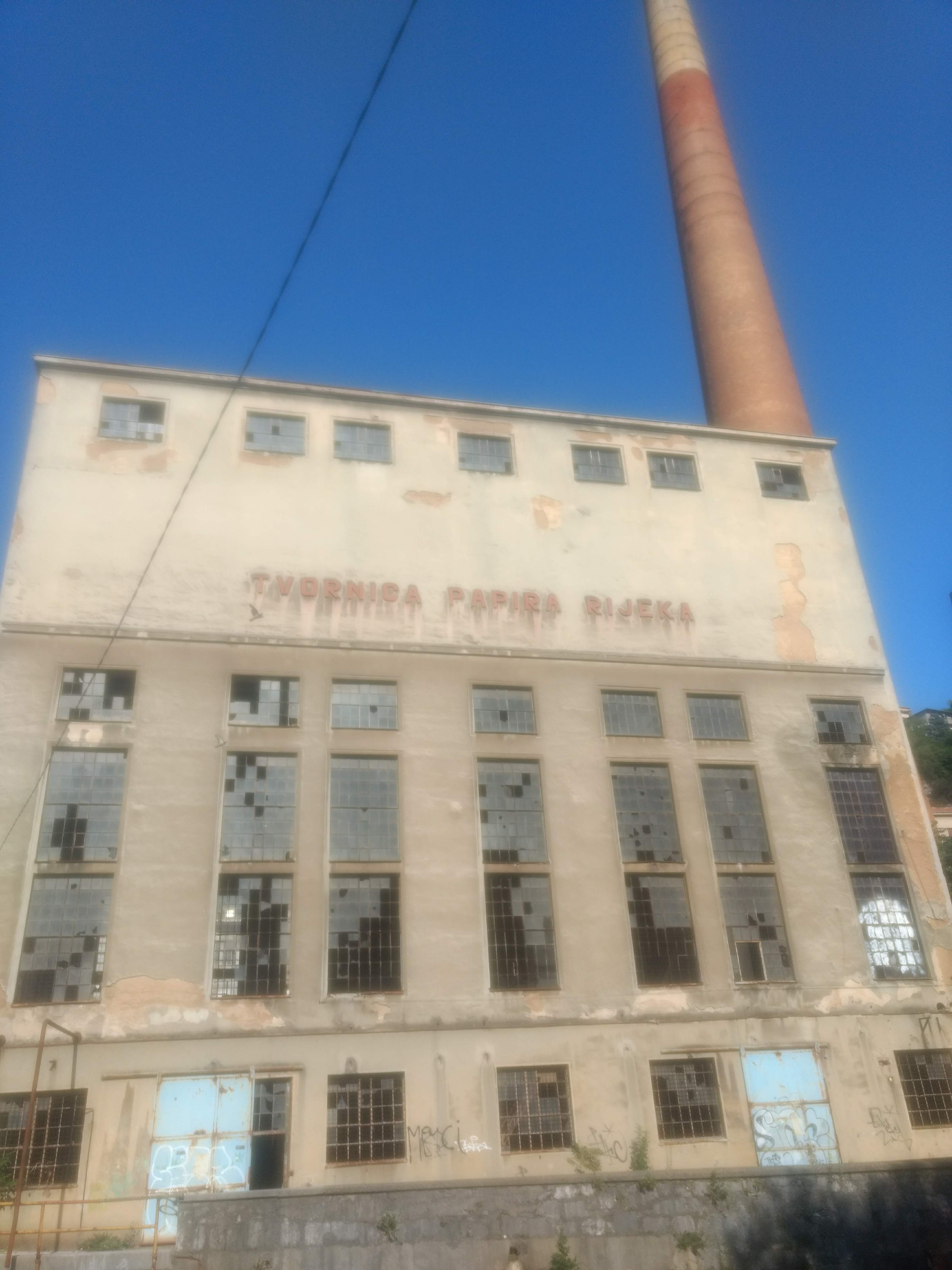 Abandoned factory buildings