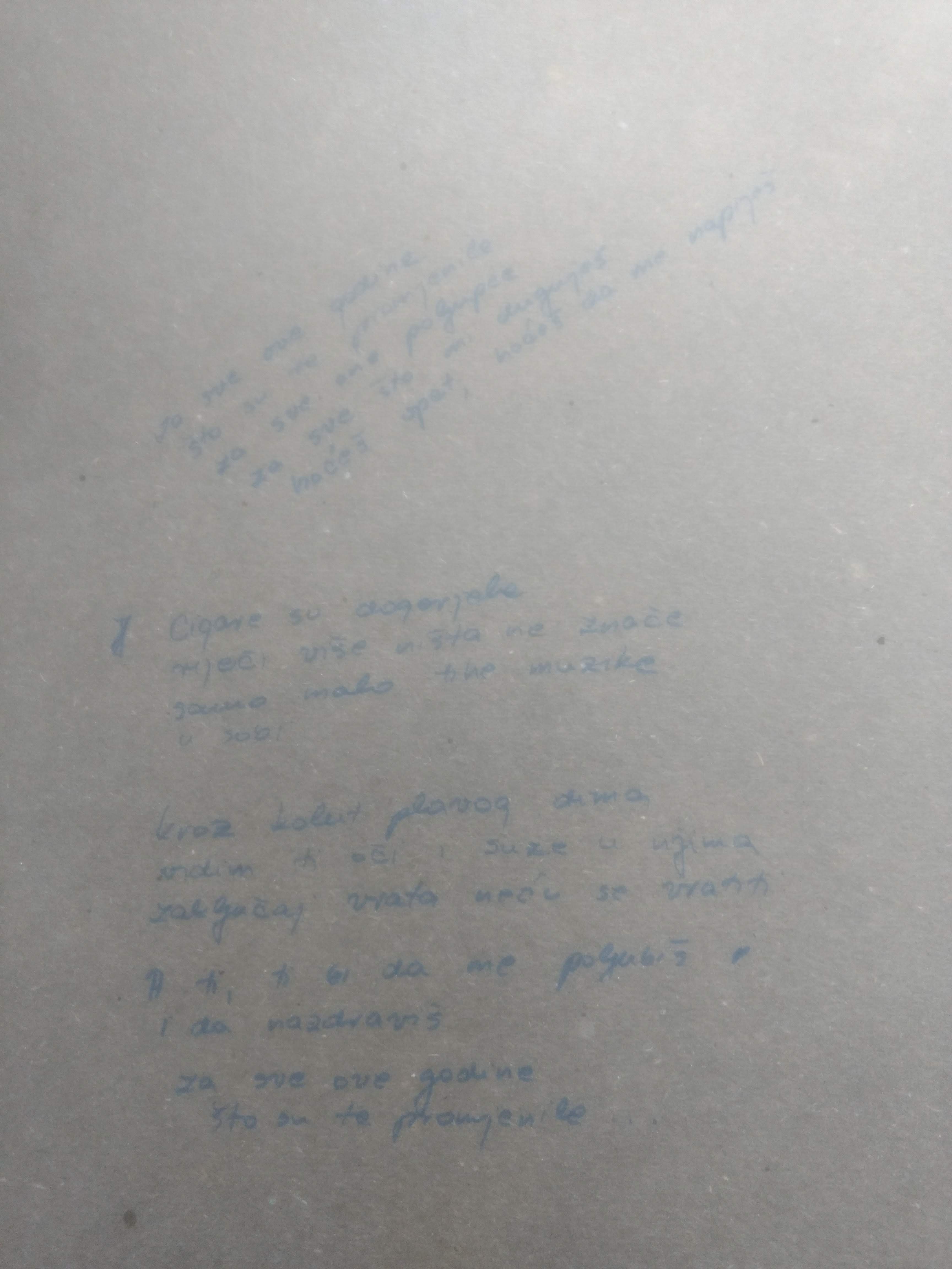 Graffiti on an archival file cover